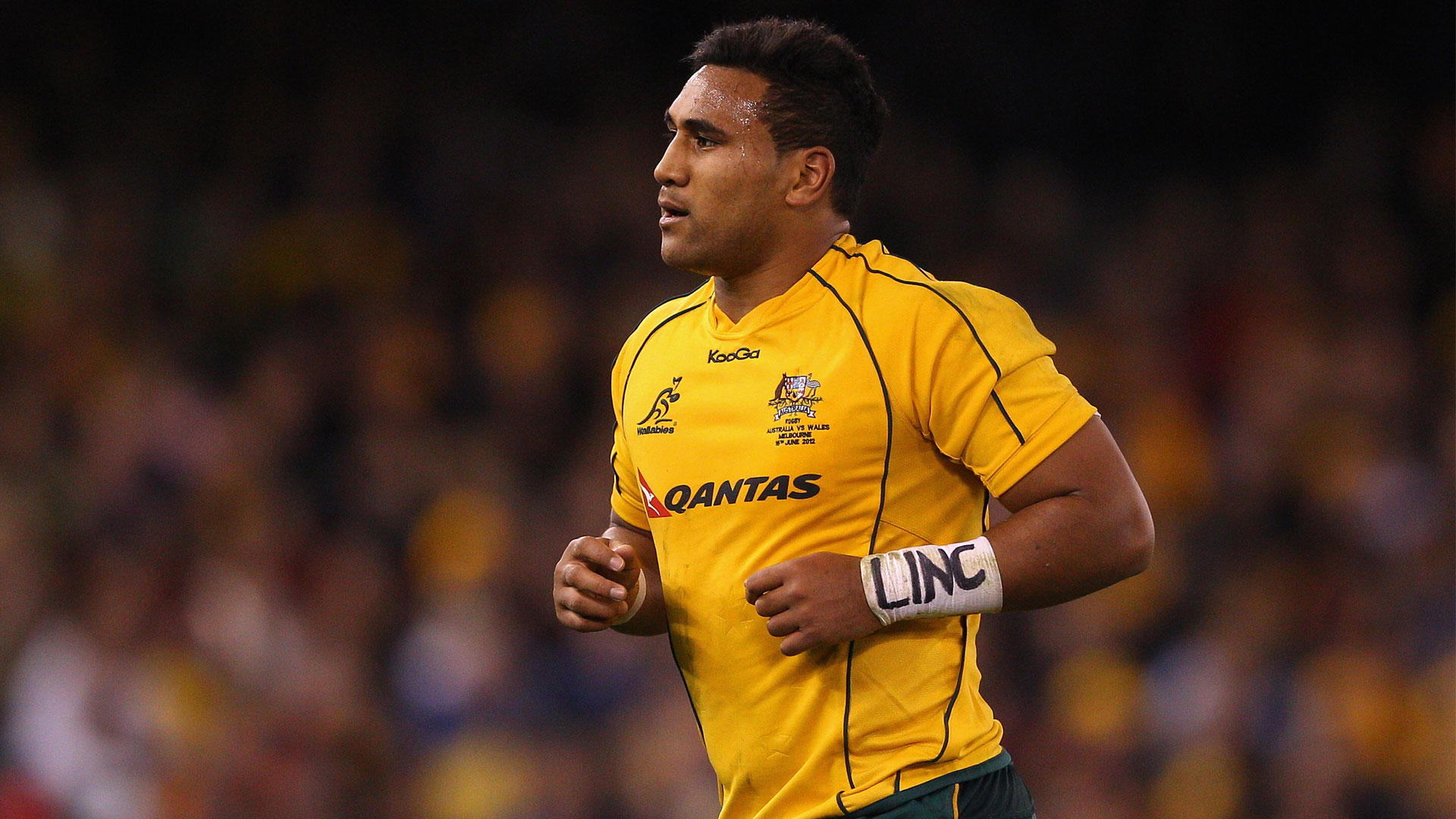 Ikale Tahi afuera, Cooper Vuna, una vez representó a los Wallabies.